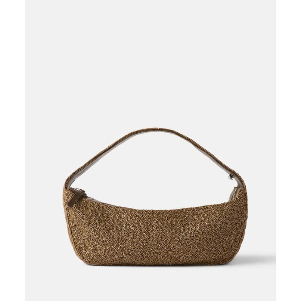 Staud Demy Shoulder Bag in Brown